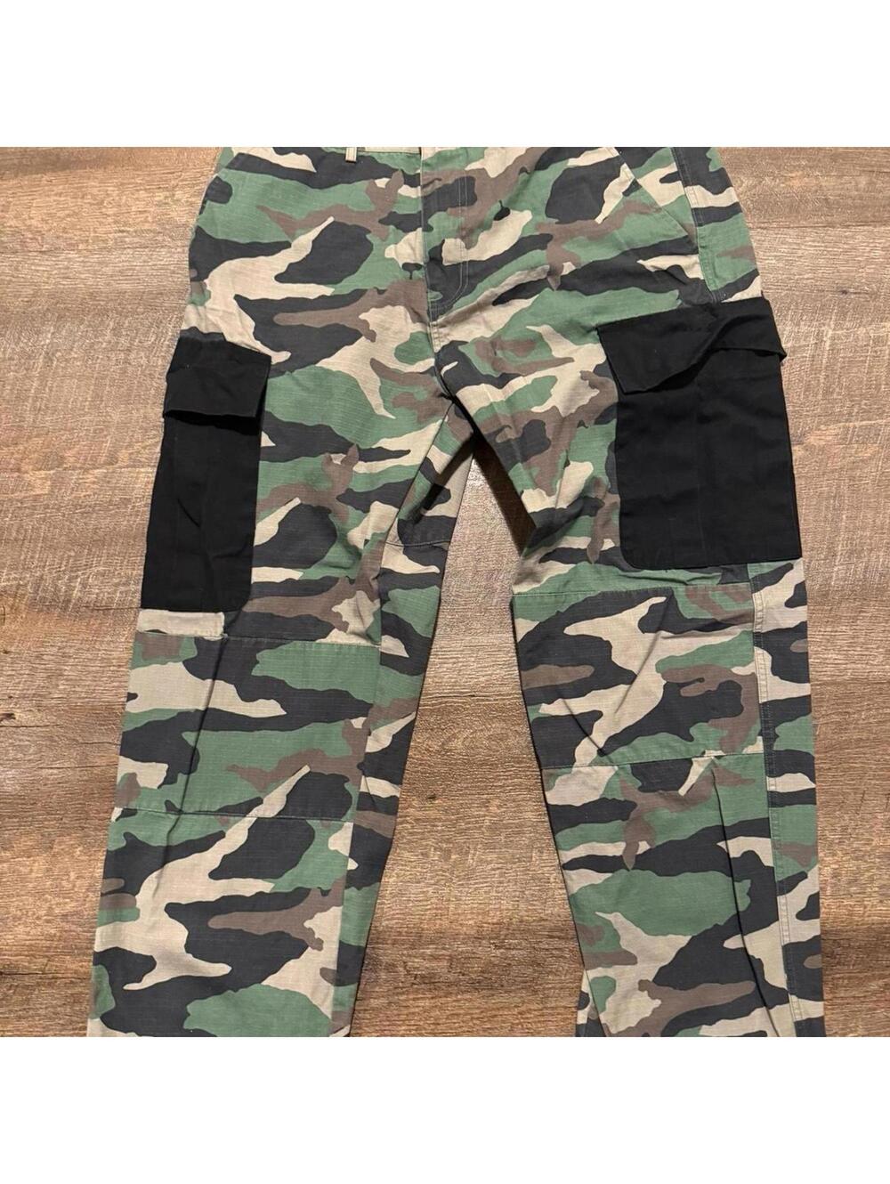 G59 Woodland Cargo Camo Pants XL